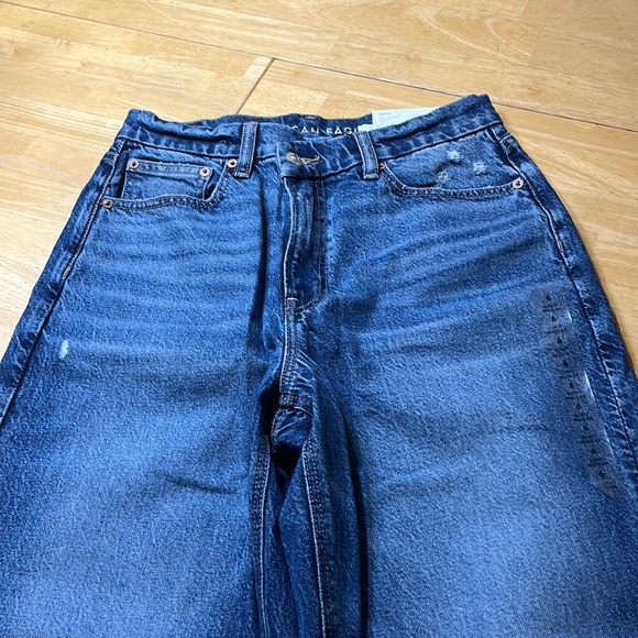 NWT American, Eagle Curvy 90’s Straight, high waisted, tidal blue, size 6/28w - Picture 7 of 7